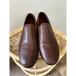 Womens SAS Tripad Comfort Footbed Brown Loafer Sz 9.5